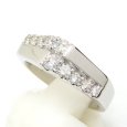 画像2: Pt900　プラチナ ダイヤモンド 0.58ct 　指輪 　中古　美品　新品仕上済　レディース　ジュエリー　ダイヤ　リング　シンプル 　シャープ　4月誕生石　高品質　質屋 (2)