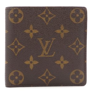 【LOUIS VUITTON】ルイ・ヴィトン ポルトフォイユ・マルコ　M61665　財布　コンパクト　モノグラム　メンズ 　中古　美品 ウォレット　質屋