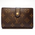 画像1: 【LOUIS VUITTON】ルイ・ヴィトン モノグラム　ポルトモネ・ビエ ヴィエノワ　2つ折　がま口　財布　 M61663 レディース　二つ折り　ガマ口　 中古　　質屋 (1)