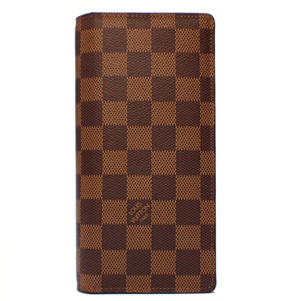 画像1: 【LOUIS VUITTON】ルイ・ヴィトン ダミエ　ポルトフォイユ・ブラザ 　２つ折　長財布　メンズ　N60017 中古　二つ折り　イニシャル：S.T　質屋