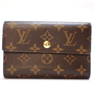 【LOUIS VUITTON】ルイ・ヴィトン　モノグラム　ポルトフォイユ・アレク・サンドラ　三つ折財布　パスポケット　M60047　レディース　メンズ　3つ折り　ウォレット　中古　美品　質屋