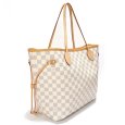 画像1: 【LOUIS VUITTON】ルイ・ヴィトン　ネヴァーフルMM ポーチ付 N41361 ダミエアズール バッグ　トートバッグ　ヴィトン　ショルダーバッグ　肩掛け　レディース　中古　美品　質屋 (1)