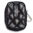 画像2: 【CHANEL】シャネル　シガレットケース　カンボン　9770956　カードなし　レザー　たばこ　小物入れ　ブラック　黒　白　カンボンライン　レディース　メンズ　2005年　中古　質屋 (2)