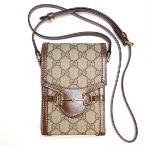 【GUCCI】 グッチ　ホースビット 1955　ミニバッグ　625615 GGスプリームキャンバス　中古　ITALY　イタリー　バッグ　レディース メンズ　斜め掛け　ショルダー　美品　質屋