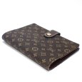 画像2: 【LOUIS VUITTON】ルイ・ヴィトン　モノグラム　ミニラン　アジェンダPM　R20916　手帳カバー　キャンバス地　レザー　ブラウン　レディース　メンズ　ダイアリー　スケジュール　中古　質屋 (2)