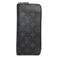 【LOUIS VUITTON】ルイ・ヴィトン　ジッピーウォレット　ヴェルティカル　モノグラム　エクリプス　長財布　M62295　中古　長札入れ　財布　ウォレット　黒　メンズ　質屋