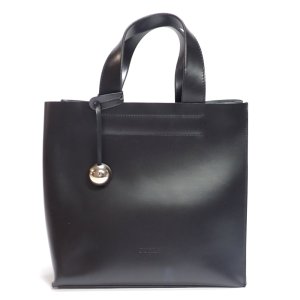 【FURLA】フルラ ハンドバッグ　レザー　バッグ　ブラック　レディース　中古　ITALY　黒　質屋