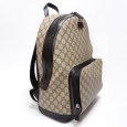 画像2: 【GUCCI】 グッチ　バックパック　406370　GGスプリーム　レザー　リュック　中古　ITALY　イタリー　バッグ　メンズ　レディース　大きめ　GG　黒　ベージュ　旅行　タブレット　デイパック　美品　質屋 (2)