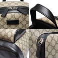 画像5: 【GUCCI】 グッチ　バックパック　406370　GGスプリーム　レザー　リュック　中古　ITALY　イタリー　バッグ　メンズ　レディース　大きめ　GG　黒　ベージュ　旅行　タブレット　デイパック　美品　質屋 (5)