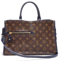 【LOUIS VUITTON】ルイ・ヴィトン　ポパンクールPM M43434 モノグラム ２WAYバッグ　ネイビー　マリーヌ　ショルダーバッグ　中古　バッグ　ハンドバッグ　肩掛け　レディース　メンズ　質屋