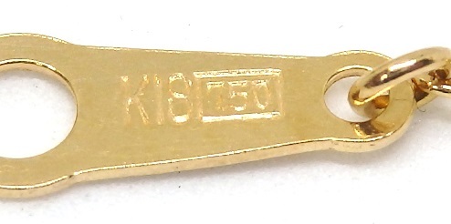 K18 ネックレス 750刻印 (18) ホワイトゴールド ピンクゴールド